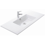 Thebalux lavabo slimline 100cm céramique 1x cuve 1x trou de robinet SW717331
