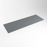 Mondiaz TOP 41 Plan sous vasque - 120x41x0.9cm - compatible comme plan de meuble - solid surface - Plata SW1018567