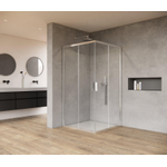 Marenza Casus Douchecabine - 80x80x200cm - hoekinstap - helder glas - profiel - chroom SW773916