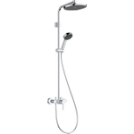 Hansgrohe Activera S - showerpipe - 240 - 1jet - ecosmart - mengkraan - hoogglans chroom SW1388018