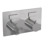 BRAUER Chrome Edition - 2 functies - inbouwthermostaat - met inbouwdeel - drukknoppen - in/afbouwdelen - chroom SW925524