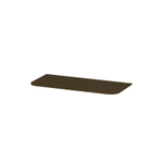 INK Concept R Wastafelblad - 100x45x1.7cm - tbv afgeronde onderkast - MFC - Shadow veneer SW1406146