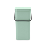 Brabantia Sort & Go Afvalemmer - 16 liter - hengsel - met beugel - jade green SW1117369