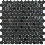 Dune contract mosaics carreau de mosaïque 29,7x30,1cm hip hop dk 6mm mat/brillant noir SW798680