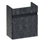 Brauer Joy Edge Meuble sous lave-mains - 40x45x22cm - 1 porte poignée intégrée gauche - Damascus SW720874