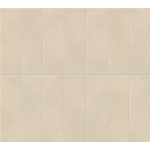 Atlas Concorde Boost Color Carrelage mosaïque - 33x37cm - 8,5mm - rectifié - Cream SW1174963