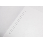 Easy Drain Modulo TAF low douchegoot - 100x6.7cm - met vloerflens - Waterslot: 30mm- RVS geborsteld SW494596