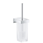 GROHE Selection Porte-brosse WC - montage murale - carré - fermé - chrome SW97663