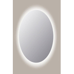 Sanicare Q-mirrors spiegel 60x80x3.5cm met verlichting Led warm white Ovaal glas SW643965