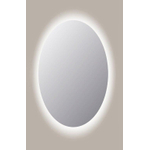 Sanicare Q-mirrors spiegel – ovaal – 80x120 cm – indirecte LED rondom – Zilver SW643967