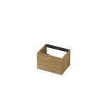 INK Wastafelonderkast - 60x45x40cm - 1 lade - greeploos - met houten keerlijst - MDF - Natur SW493483