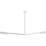 Villeroy & Boch Vicare douchestang - 120x120cm montage hoek - glans wit SW490002