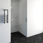 BRAUER Void nisdeur helder glas 100x200 omkeerbaar incl. glascoating chroom SW223719