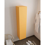 MONDIAZ BEAM Armoire colonne - 160cm - 2 portes - Ocher SW411115