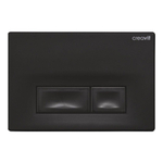 Creavit Plaque de déclenchement - boutons rectangulaires - noir mat SW1172836
