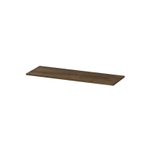 INK Topdeck Wastafelblad - 120x40x2cm - tbv onderkast - MDF - Fineer Chocolate SW439338