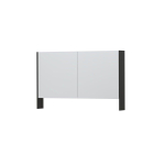 Ink spk3 armoire de toilette avec double portes en miroir, 2 portes avec étagère ouverte et prise de courant/interrupteur SW440112