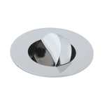Crosswater Basin Waste Afvoerplug - 1/4" - draaibaar - ongesloten - hoogglans chroom SW295709