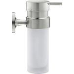 Duravit Starck T Zeepdispenser - 17.6x6cm - matglas - geborsteld RVS SW962405