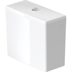 Duravit ME by Starck duoblokreservoir + binnenwerk met onderaansluiting links 6L dualflush met wondergliss wit SW84193