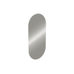 Riho Oval spiegel – ovaal – 38x80 cm – indirecte LED rondom – spiegelverwarming – Zilver SW956422