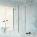 Fortifura Galeria Cabine de douche - 70x90x200 - Verre de sécurité profilé - anticalcaire - chrome SW1444937