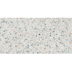 Prissmacer Cerámica Gobi Carrelage Terrazzo - 60x120cm - rectifié - Blanc mat SW928420