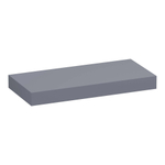 BRAUER Plan sous vasque MDF 100x50x10cm MDF Gris mat SW721147