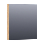 BRAUER Impress Deluxe armoire de toilette – 59 x 70 x 15 cm – LED directe – ouverture à droite – Forest Tan SW371742