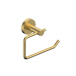 Fortifura Calvi toiletrolhouder - zonder klep rond - PVD - geborsteld messing (goud) SW639938