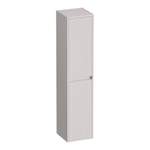 BRAUER Adore Wavy colonne haute - 160x35x35cm - 2 portes - ouverture à gauche ou à droite - sans poignée - sable mat SW1198568