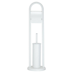 Sealskin Acero Toiletbutler - Toiletrolhouder - Toiletborstel met houder - vrijstaand Wit SW207221