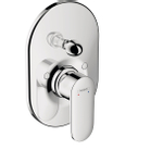 Hansgrohe Vernis Ensemble de finition mitigeur baignoire encastré avec levier chrome SW651554