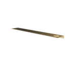 Hotbath &MORE Tablette - 80cm - y compris rails de fixation - 1 découpe - pour distributeur de savon ou gobelet - Laiton brossé PVD SW1245959