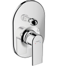 Hansgrohe Vernis Ensemble de recouvrement mitigeur bain avec levier chrome SW651549