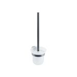 Fortifura Calvi toiletborstelhouder rond - PVD - geborsteld gunmetal (antraciet) SW721173