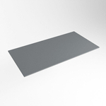 Mondiaz TOP 41 Plan sous vasque - 80x41x0.9cm - compatible comme plan de meuble - solid surface - Plata SW1018627