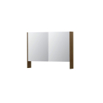 Ink spk3 armoire de toilette avec double portes en miroir, 2 portes avec étagère ouverte et prise de courant/interrupteur SW440061