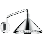AXOR Front 240 pomme de tête 2jet avec bras de douche 40cm orientable à 150 degrés fixation murale chrome 0605598