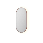 INK SP21 miroir – ovale – 60 x 120 cm – LED indirecte – chauffage de miroir – Cuivre brossé SW798405