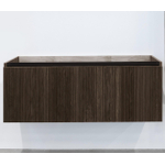 Saniclass Holz Base Meuble sous lavabo - 120cm - 1 tiroir - sans poignée - chêne foncé SW773959