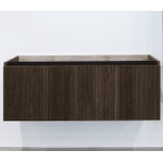 Adema Holz meuble sous vasque 120cm 1 tiroir sans poignée bois toffee SW773959