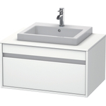 Duravit Ketho Meuble sous-lavabo avec 1 tiroir pour lavabo encastrable 80x42.6x55cm blanc 0300551
