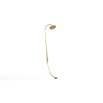 Gardentub douche extérieure – raccord pour tuyau d'arrosage – hauteur 165 cm – réglable en hauteur – laiton or brossé SW1075482