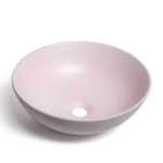 Saniclass Pastello Rosato Vasque à poser 40x14.5cm céramique rose SW347806