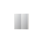 INK SPK2 spiegelkast – 70x74x14 cm – 2 deuren, dubbelzijdige spiegeldeuren – Wit hoogglans SW353351