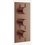 Crosswater MPRO 2 Robinet de douche - thermostatique - 3 boutons - vertical - Bronze brossé SW928219