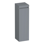 BRAUER Joy Wavy Hoge kast - 120x35x35cm - 1 deur - linksdraaiend - greeploos - mat grijs SW1201298