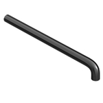 Hotbath Cobber Uitloop toepasbaar op CB005(T) - CB006(T) - 30 cm 105 106 - PVD - gepolijst zwart SW1246749