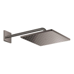 GROHE Rainshower SmartActive 310 Cube Douche de tête - 31x31cm - 1 type de jet - bras mural 42,2cm - hard graphite SW484587